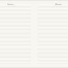 Zwei Spalten mit dem Text "Adressen" oben, darunter sind Linien für Einträge.