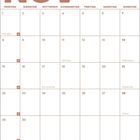 Kalenderblatt für November. Feiertage: Allerheiligen, Martinstag, Volkstrauertag, Buß- und Bettag, Totensonntag, 1. Advent.