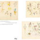 164

Unten: Abstrakte Illustrationen mit figürlichen und geometrischen Formen in zarten Farben.