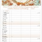 Kalender, November 2027. Zitat: "Wenn Wissen und Gelassenheit sich ergänzen, entstehen Harmonie und Ordnung." - Zhuangzi.