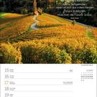 Zitat: "Mit dem Glück verhält es sich wie mit den Uhren: die einfachsten gehen am besten." Nicolas Chamfort. 

Kalender unten: Woche 48, Dezember 2027. Ländliche Szene mit Hügeln und einer kleinen Kirche.