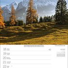 Kalendarium mit dem Monat Dezember 2027. Schnee bedeckte Berglandschaft der Dauphiné-Alpen, Frankreich.
