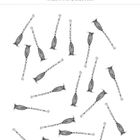 "Kreise immer 2 Besen ein." Mehrere Besen sind chaotisch verteilt; oben Baumkrone und kleines Haus mit Gesicht.