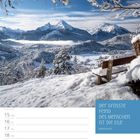 "Der größte Feind des Menschen ist die Eile." - Henry Ford. Ein verschneites Bergpanorama im Februar.