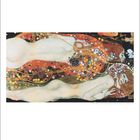 Kalenderseite vom 21. bis 30., Gemälde von Gustav Klimt mit abstrakten, bunten Mustern und nackten Figuren.