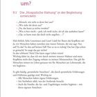 9: Bedürfnisse Sterbender. 9.1: Hospizliche Haltung. Zitate wie „Mensch, wie sieht es denn hier aus!“ in Aufzählung.