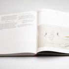 Das Buch zeigt eine Zeichnung zweier Gesichter und enthält einen Dialog über Malen und Musik. Seitenzahl 244 und 245.