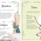 Texte: Norwegen, Huldres, Estland, Haldjas, Slavische Länder, Vilas. Illustrationen: Fabelwesen in der Natur, Fantasievolle Szenen.