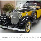 Text: "Mercedes W21", "CASARES EDITION", Zahlen 1-31, groß 12. 

Oldtimer in Schwarz und Gelb.