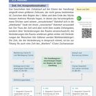 3.3 Aufbau: Zeit, Ort, Kompositionsstruktur. Diagramm mit Texten zu Claire/Ill-Beziehung, Enthüllungsprozess.