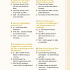 Texte im Bild: Fragen zu Essenszeiten, Ernährung und Lebensstil. Auswahlmöglichkeiten von A bis C sind angegeben.