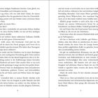 Seiten eines Buches mit fortlaufendem Text. Seitenzahlen unten: links 18, rechts 19. Dialoge sind durch Anführungszeichen markiert.