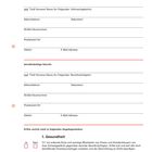 Betreff: Vorsorgevollmacht. Formular zur Erteilung einer Vollmacht für gesundheitliche Angelegenheiten. Enthält Checkboxen.