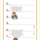 "Sauerbraten (4–6 Portionen)... November 2027." Oben ein Gericht auf Teller, unten ein Kalender mit Illustrationen und Rezepttipps.