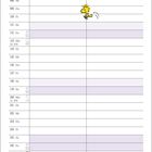 Kalenderseite für Dezember mit Wochentagen und Daten. Illustration von Woodstock mit Mütze. Comic unten mit Snoopy.