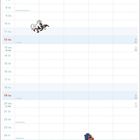 Kalenderblatt für Dezember mit Illustrationen von Tieren. Unterer Bereich zeigt eine Katze im Weihnachtsdekor.