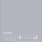 Kalender für Dezember mit hervorgehobenen Tagen: 5 (Mo), 19 (Mo), 12 (So), 25 (So). Feiertage sind unten notiert.