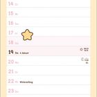 Dezember-Kalender mit Adventstagen, Weihnachten, Pusheen-Illustration unten mit Schriftzug "Love, Pusheen".