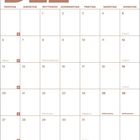 Kalenderblatt für Dezember mit Wochen- und Feiertagen wie Nikolaus, Weihnachten und Silvester.