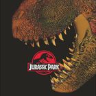 "Jurassic Park"-Logo, darunter ein dinosaurierartiger Kopf, schwarzer Hintergrund, kalendarische Monatsdarstellung "12".