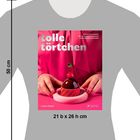 Text: "tolle törtchen", "Kleine Kunstwerke, die fantastisch aussehen und köstlich schmecken", "ELENA CREMER".  
Buchcover: Hände, Törtchen.