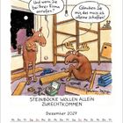 Zwei Elche im Raum, einer sagt: „Und wenn Sie bei Ihrer Firma anrufen?“ Der andere: „Glauben Sie mir, das muss ich alleine schaffen!“