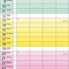 Kalender für Dezember 2027: Enthält Feiertage wie Nikolaus (6.), 1. Weihnachtstag (25.) und Silvester (31.).