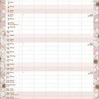 Kalenderseite für Dezember 2027 mit floraler Umrandung, enthält Daten und Wochentage in einem Raster.