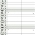 Kalenderblatt für Dezember 2027 mit Wochentagen in mehreren Sprachen und dekorativem Muster am oberen Rand.