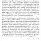 Einsame Erlösung. Text über die Richtungen Hinayana und Mahayana im Buddhismus, deren Unterschiede und Verbreitung.