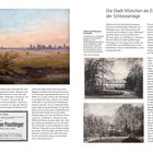 Die Überschrift lautet: "Die Stadt München als Eigentümerin der Schlossanlage". Links oben sind Gemälde und Fotos.