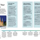 "Plan Your Time," "If You Visit Just One Place," "Cities, Gardens & Beaches in 10 Days," "The Best of Java in Two Weeks or More." Links ein Foto der beleuchteten Jakarta Cathedral. Unten: "Seasonal Highlights."