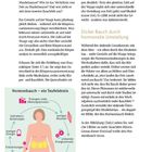 Seite 18: Der unerklärliche Bauch. Hormone und Körperzusammensetzung. Illustration: Frau, Kreislauf hormoneller Veränderungen.