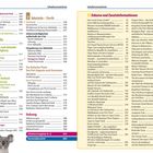 Inhaltsverzeichnis Seiten 12-13. Themen: Adelaide–Perth, Exkurse und Zusatzinfos. Enthält Reiserouten und Sehenswürdigkeiten. Koala unten links.