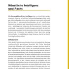 Künstliche Intelligenz und Recht: Nutzung, Urheberrechtliche Aspekte und EU "AI Act", Hinweise zur KI-Nutzung.
