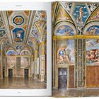 RAPHAEL. Dekoriertes Zimmer mit kunstvoll bemalten Decken und Wänden, mythologische Szenen und Figuren in lebhaften Farben.