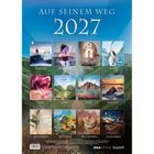 "AUF SEINEM WEG 2027", monatliche Bilder mit inspirierenden Botschaften.