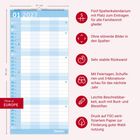 Ein Wandkalender für Januar 2027, 21x45 cm. Fünf Spalten, beschreibbar, ohne Bilder, mit Feiertagen, FSC-zertifiziert.
