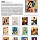 "Bauhaus", "Korsch Verlag", "Made in Germany". Collage aus abstrakten und figurativen Kunstwerken berühmter Künstler.