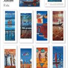 „Colours of Africa“ von Michel Rauscher. Kalenderbilder zeigen bunte afrikanische Szenen und Landschaften.