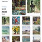 Claude Monet 2027. Made in Germany. Format 36 x 44 cm. ISBN 978-3-8193-0200-2. Korsch Verlag Logo links oben. Gemälde.