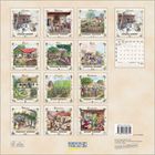 Ein Kalender mit zwölf Monatsmotiven, unter jedem steht ein kurzer deutscher Text. Enthält ein kleines Monatslayout für Januar 2022.