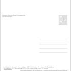 Korsch Verlag, www.korsch-verlag.de. Briefkartenvorlage mit Platz für Adresse und rechteckiger Briefmarkenbereich oben rechts.