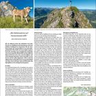 Titel: "Ostlerhütte | 1838 m | Allgäuer Alpen (Tannheimer Berge)".  
Oben links: Kalb, oben rechts: Gipfelkreuz, unten: Wanderkarte.