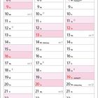 Kalender für Januar bis März 2028 mit markierten Feiertagen wie Neujahr, Valentinstag und Aschermittwoch.