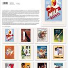 "Nostalgie pur" oben, darunter erklärender Text über historische Werbeplakate. Verschiedene retro Werbeanzeigen in einem Raster.