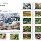 KORSCH VERLAG, Made in Germany, Traumhafte Gärten. Ein Kalender mit zwölf farbenfrohen Gartenfotos, winterliches Hauptbild.