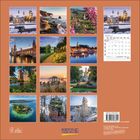 JANUAR 2022, MADE IN GERMANY, KORSCH VERLAG; 12 Landschaftsbilder, darunter Küsten, Blumen und historische Gebäude. Kalenderansicht.