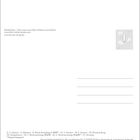 Text: "Rotkehlchen - Foto: Jean-Louis Klein & Marie-Luce Hubert www.klein-hubert-photo.com www.korsch-verlag.de". Rechts oben: Briefmarke mit Heißluftballon.