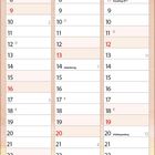 Kalender für die Monate Januar bis März 2028 mit Feiertagen wie Neujahr, Heilige Drei Könige, Aschermittwoch.